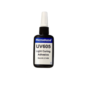 Permabond UV605 UV Kürlenebilir Yapıştırıcı (Cam & Kristal için Optik Netlik)
